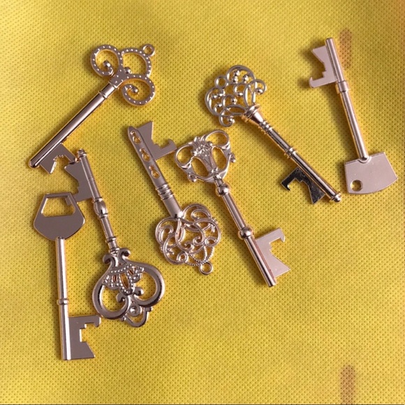 Other - 5 ⭐️ 7 Rose Gold Key Bottle Openers